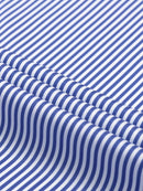 Long Sleeve Stripe Button Up Shirt & Slim Fit Tapered Trousers