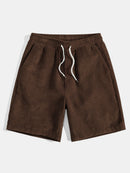 Los Angeles Print Heavy Weight Oversize T-Shirt & Corduroy Shorts