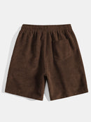 Los Angeles Print Heavy Weight Oversize T-Shirt & Corduroy Shorts