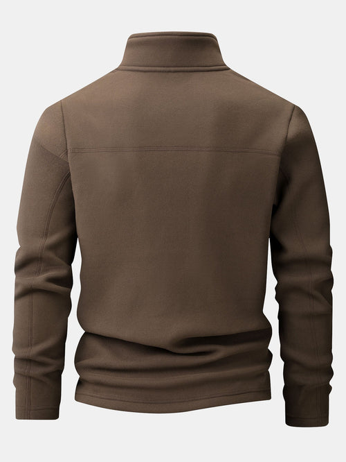 Quarter-Zip Fleece Sweatshirt & Polar Fleece Straight Leg Pants