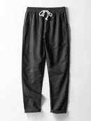 Crochet  V Neck Polo Shirt & Straight Leg Linen Pants