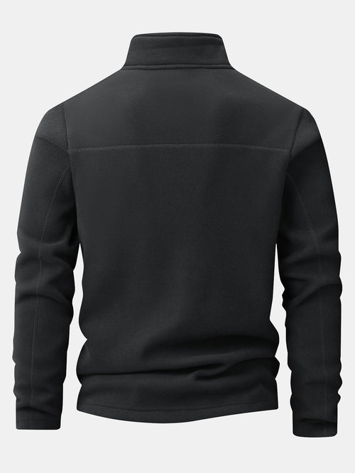Quarter-Zip Fleece Sweatshirt & Polar Fleece Straight Leg Pants