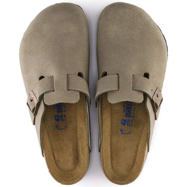 Birkenstock Boston Soft Footbed - Taupe