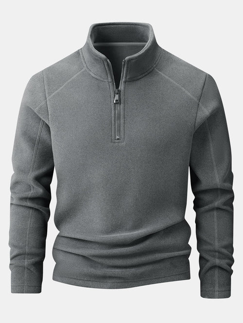 Quarter-Zip Fleece Sweatshirt & Polar Fleece Straight Leg Pants