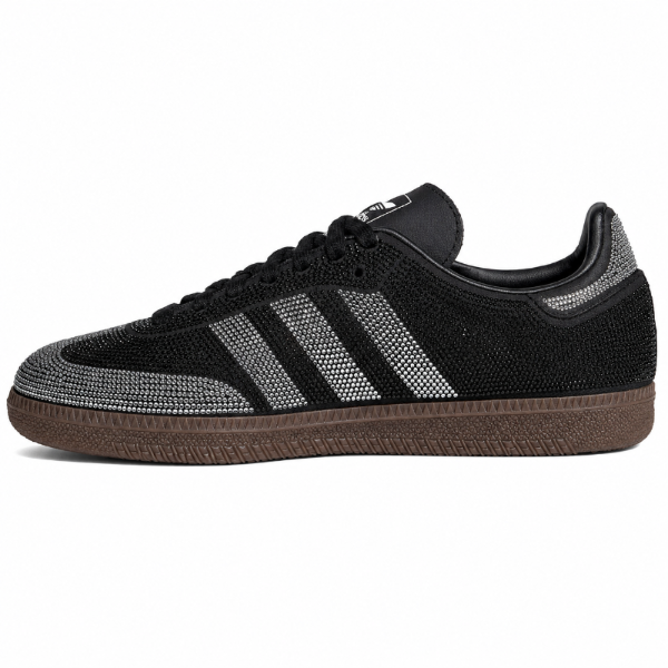 Adidas Samba OG "Black Rhinestone Silver"