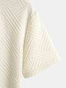 Striped Jacquard T-Shirt & Shorts Set